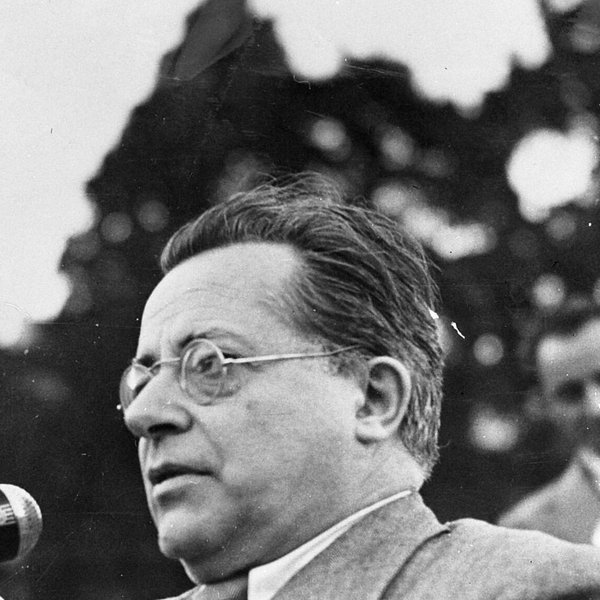 Palmiro Togliatti, generální tajemník Italské komunistické strany, na snímku z listopadu 1948