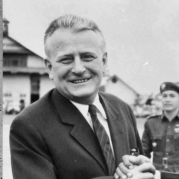Antonín Novotný, prezident a první tajemník ÚV KSČ, na snímku z roku 1963