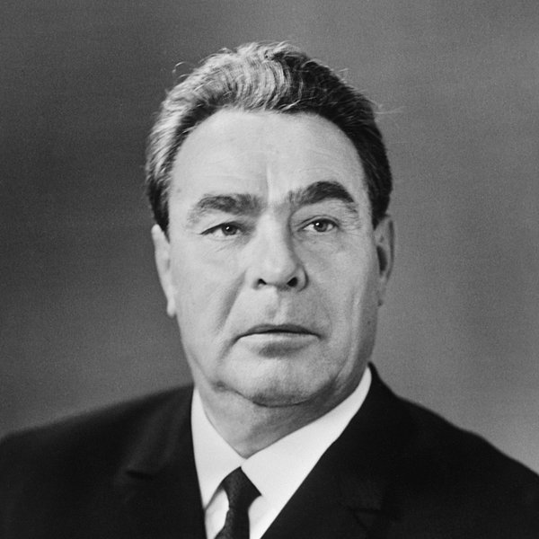 Leonid Brežněv, generální tajemník KSSS, na portrétu z června 1972