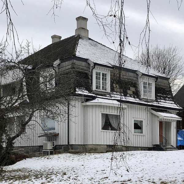 Dům Konrada Knudsena u norského Hønefossu, kde Trockij žil v letech 1935 a 1936