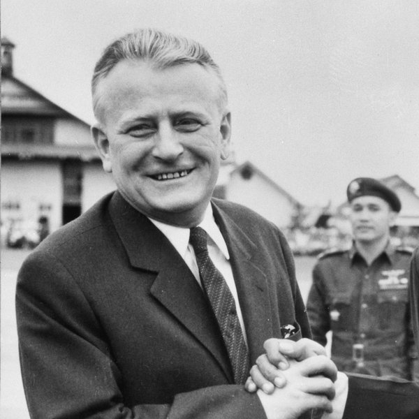 Antonín Novotný, první tajemník KSČ a prezident, na fotografii ze září 1963